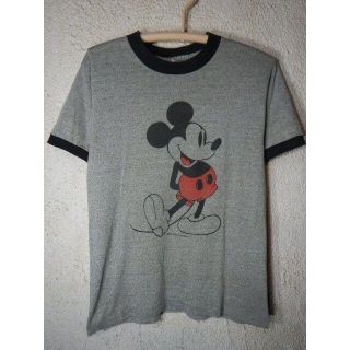 made in usa  VINTAGE　ミッキー　リンガー  Ｔシャツ