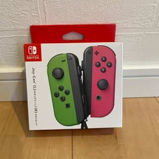 ニンテンドースイッチ(Nintendo Switch)の★新品未使用★　ニンテンドースイッチ　ジョイコン　ネオングリーン　ピンク(その他)