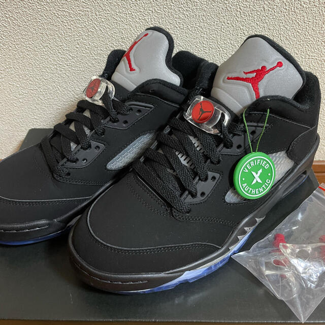 250cm付属品Jordan 5 Retro Low Golf Black Metallic