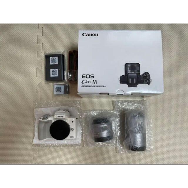 Canon - Canon EOS Kiss M WZK wズームキット キャノン