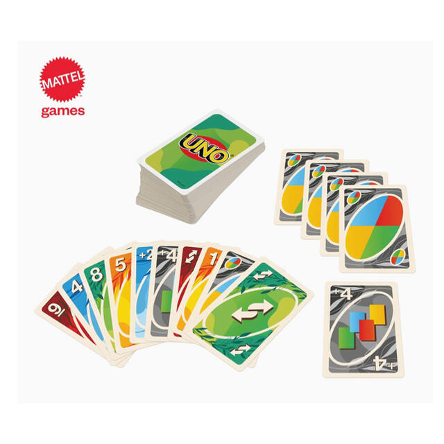 UNO(ウーノ)のウノ(UNO) 地球にやさしいウノ エンタメ/ホビーのテーブルゲーム/ホビー(トランプ/UNO)の商品写真