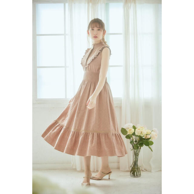 herlipto Paisley Cotton Lace Long Dressの通販 by M｜ラクマ