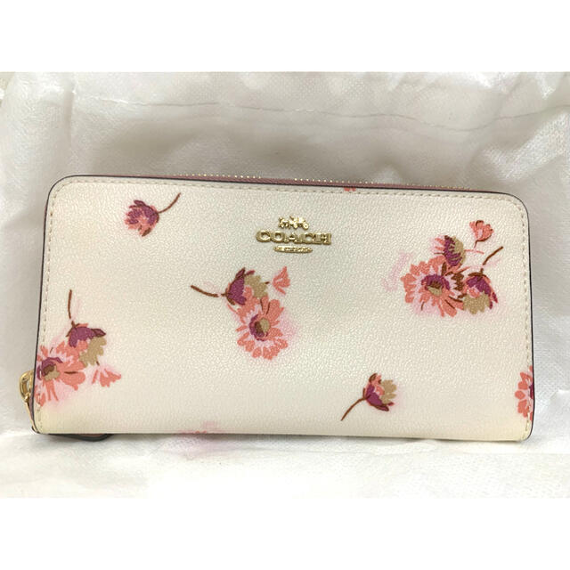 COACHアコーディオンジップ ウォレットウィズ マルチフローラル | www