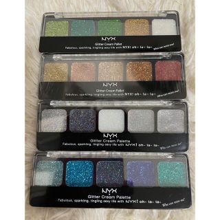 エヌワイエックス(NYX)のNYX【新品未使用】グリッタークリームパレット(アイシャドウ)