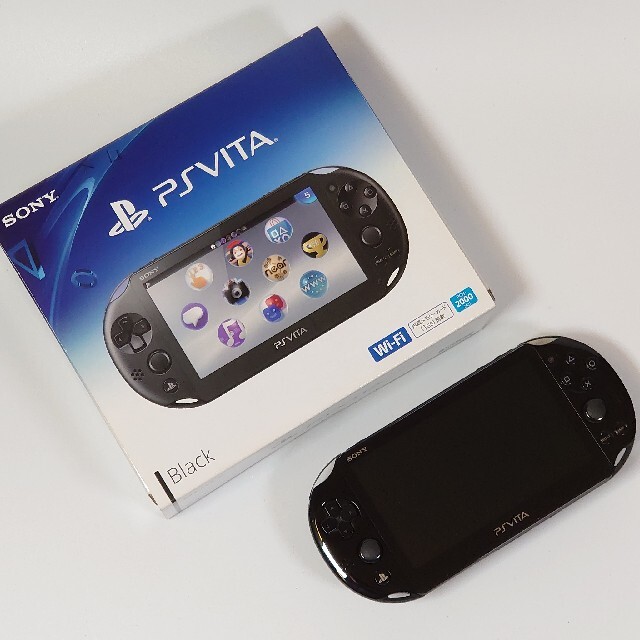 PSVita(PCH-2000)Wi-Fiモデル ブラック + おまけ付きシリコンカバー