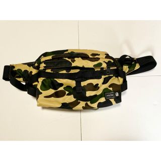 アベイシングエイプ(A BATHING APE)の【最終値下げ】BAPE×PORTER 1STCAMO WAISTBAG(ショルダーバッグ)