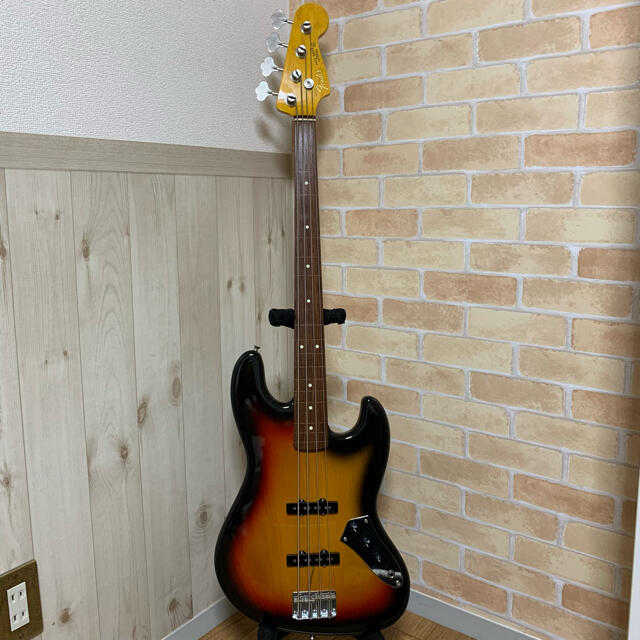 希少美品】Fender Japan フレットレスジャズベース USA PU搭載-
