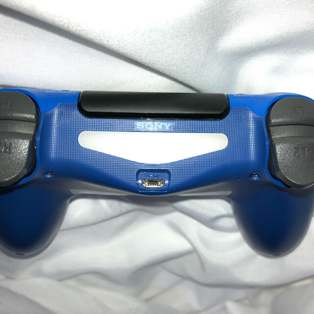 【完動品】PS4用コントローラー DUALSHOCK4 ウェイブブルー　美品 4