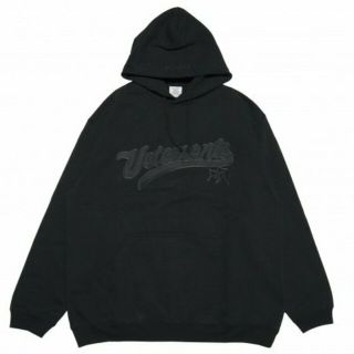 バレンシアガ(Balenciaga)のVETEMENTS EMBROIDERY HOODIE正規品XS ヴェトモン(パーカー)