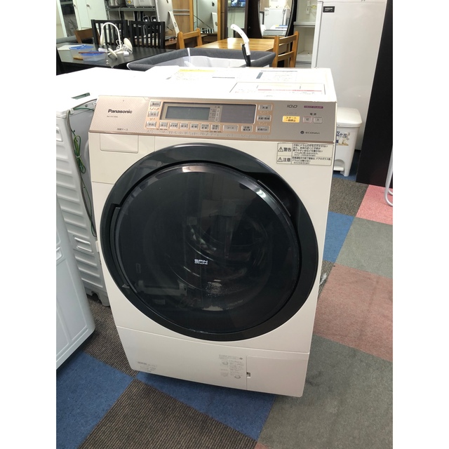 再再販！ Panasonic - パナソニックドラム洗濯機　１０キロ 洗濯機