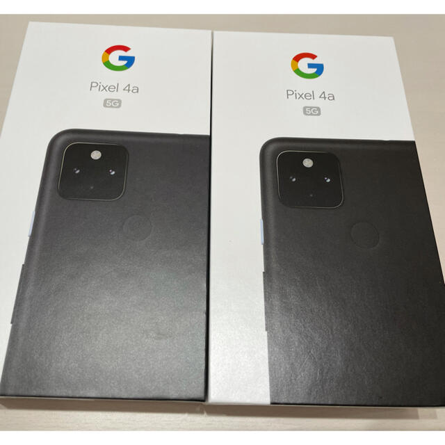 新品　Google pixel4a5G Black2台セット