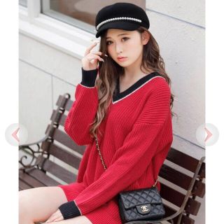 レディー(Rady)のワンピース ロングニット❤︎Rady ミニワンピース(ニット/セーター)