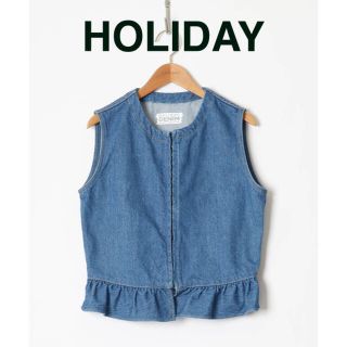 ホリデイ(holiday)のHOLIDAY DENIM BUSTIER デニム　ビステェ　(ベスト/ジレ)