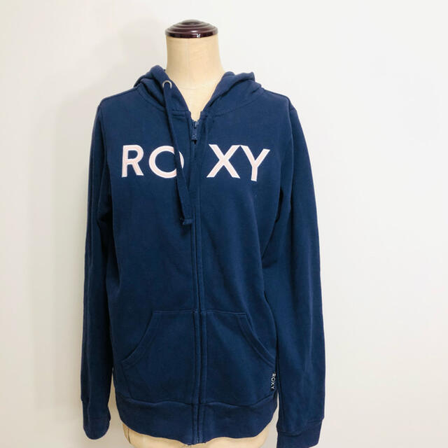 Roxy(ロキシー)の【送料無料】ROXY ロキシー ジップパーカー◎デカロゴ レディースのトップス(パーカー)の商品写真