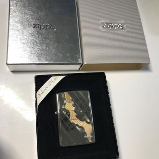 ジッポー(ZIPPO)のジッポー　シルバープレート(タバコグッズ)