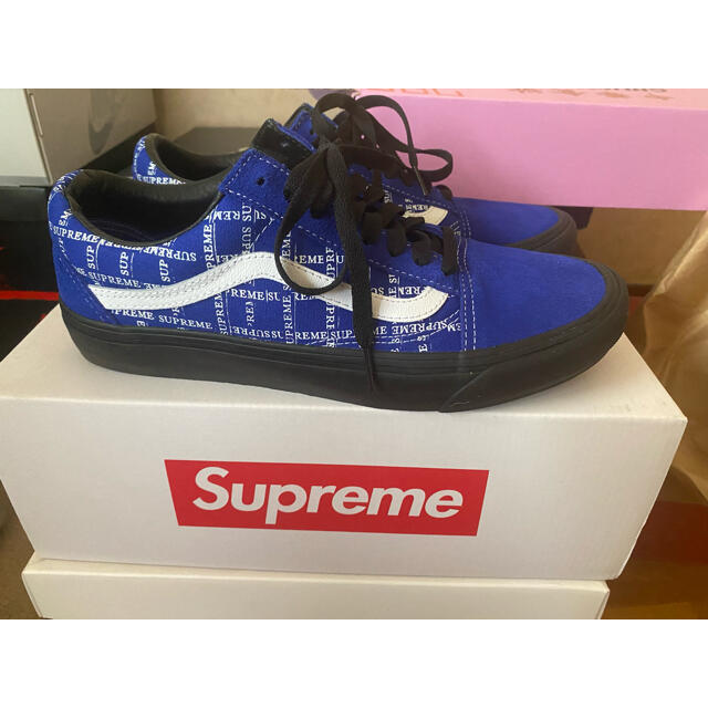 supreme×vans オールドスクールスニーカー