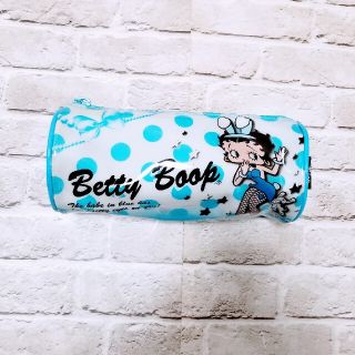 新品◆BETTY BOOP◆ベティちゃんドット柄ポーチ 水色◆ペンケース(ポーチ)