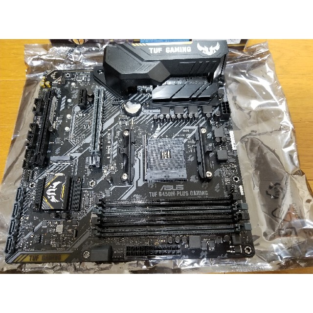 ASUS B450m TUF Plus Gaming マザーボード mATX 1