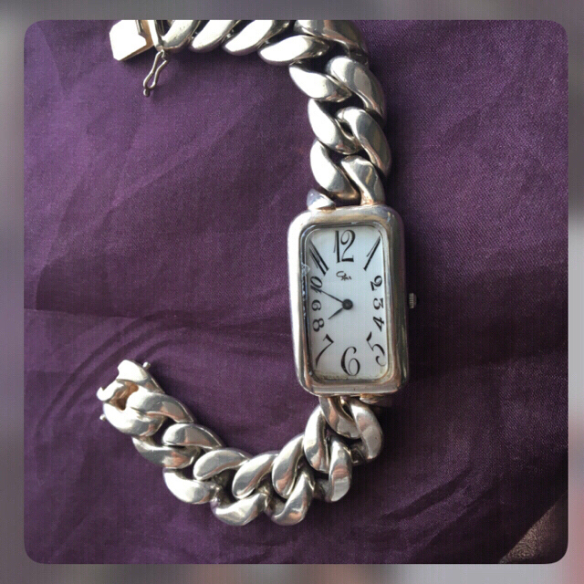 STAR JEWELRY(スタージュエリー)の時計　スタージュエリー　925S　star オーバーホール済 レディースのファッション小物(腕時計)の商品写真