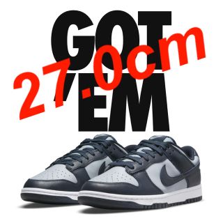 ナイキ(NIKE)のNIKE DUNK LOW "CHAMPIONSHIP NAVY"(スニーカー)