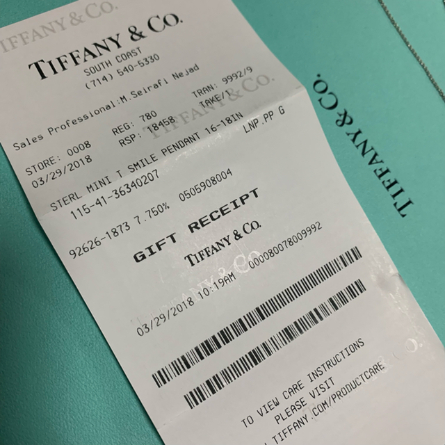 Tiffany ティファニー Tネックレス　日本未入荷 6