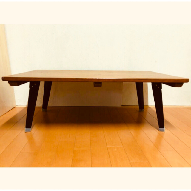 Table③ 折りたたみ 浮造（うづくり）ローテーブルの一点物 ③