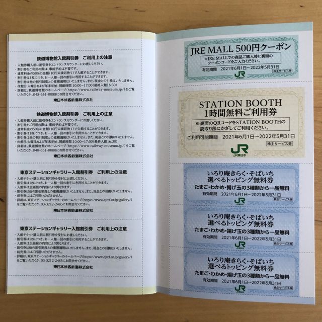 JR東日本　株主優待券セット チケットの優待券/割引券(その他)の商品写真