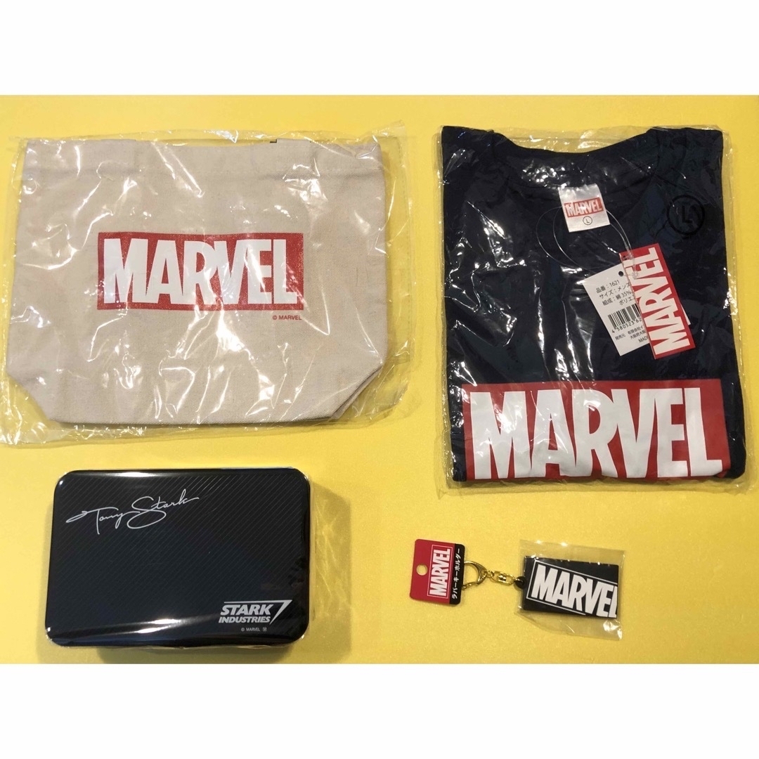 MARVEL(マーベル)の新品・未開封！　MARVEL アベンジャーズグッズ　6点セット エンタメ/ホビーのおもちゃ/ぬいぐるみ(キャラクターグッズ)の商品写真