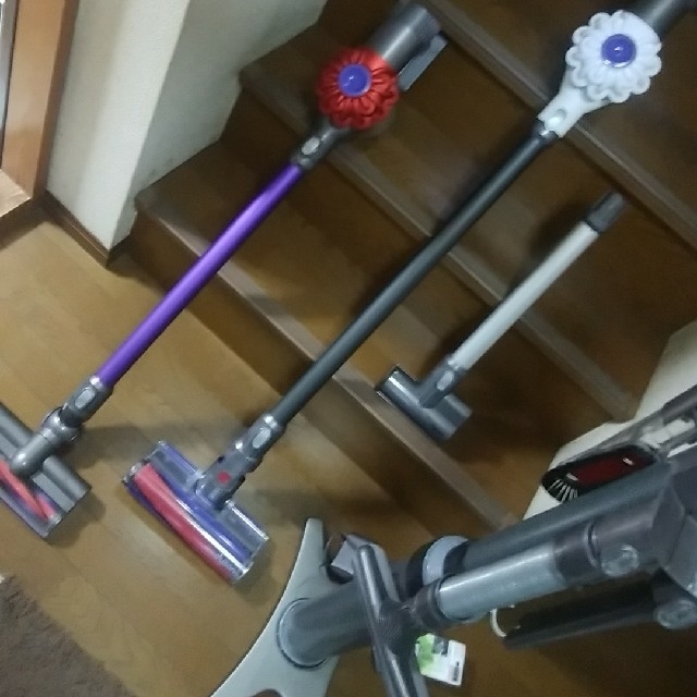 W(ダブル) dyson v6 ｢紅白P3スペシャル｣ DIYスタンド付 7