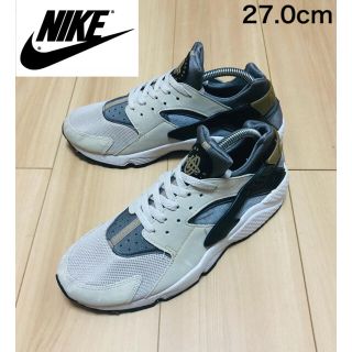 ナイキ(NIKE)の美品【ナイキ】エアハラチ AIR HUARACHE 27cm ホワイト グレー(スニーカー)