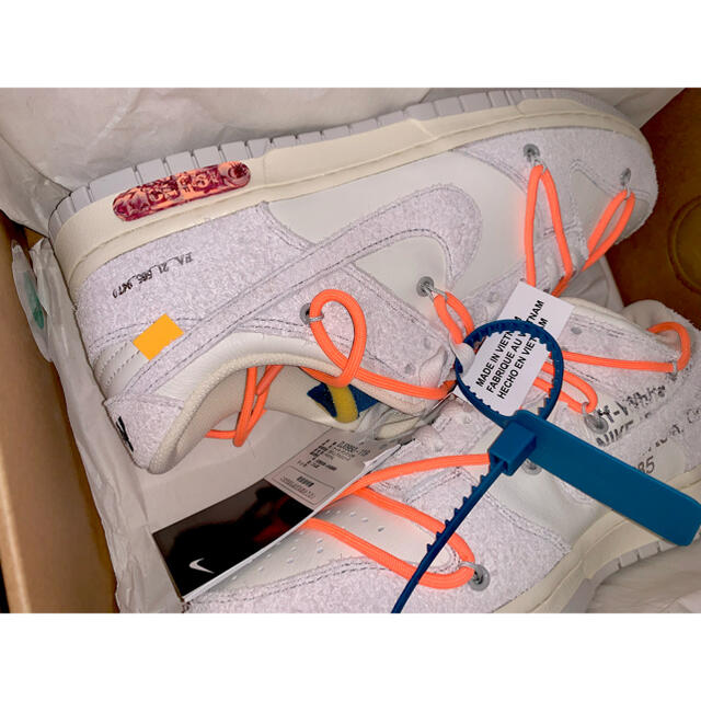 Off-White™ × Nike Dunk Low【LOT 19 】US9.5