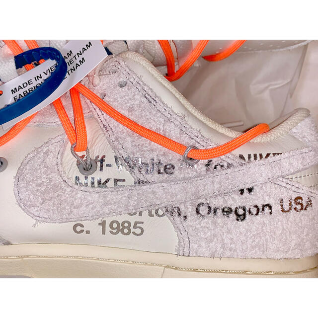 Off-White™ × Nike Dunk Low【LOT 19 】US9.5