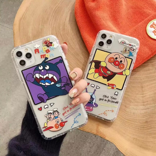 それいけアンパンマン・バイキンマン iphone11proケース ペアルック | フリマアプリ ラクマ