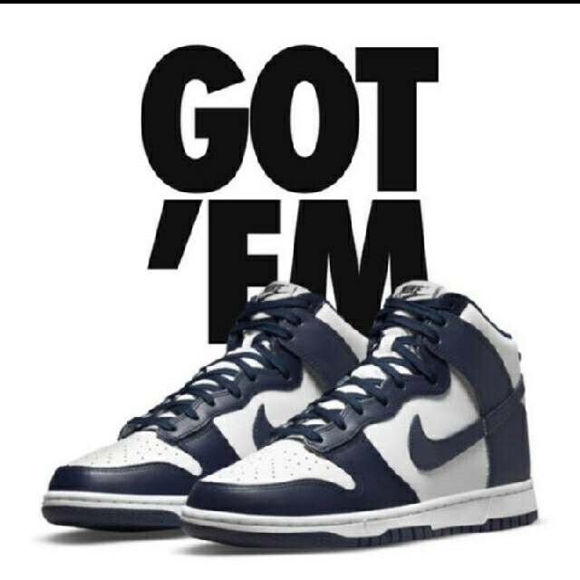 NIKE DUNK HIGH Championship Navy