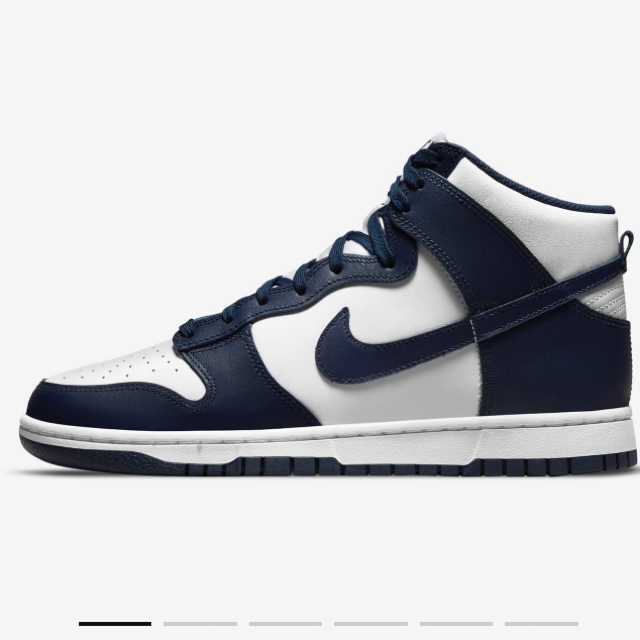 NIKE(ナイキ)のNike Dunk Hi Retro Championship Navy メンズの靴/シューズ(スニーカー)の商品写真