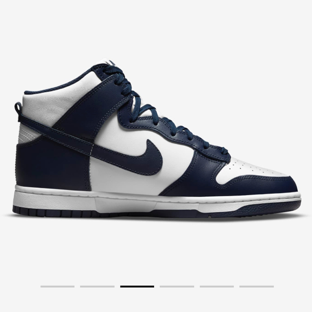 NIKE(ナイキ)のNike Dunk Hi Retro Championship Navy メンズの靴/シューズ(スニーカー)の商品写真