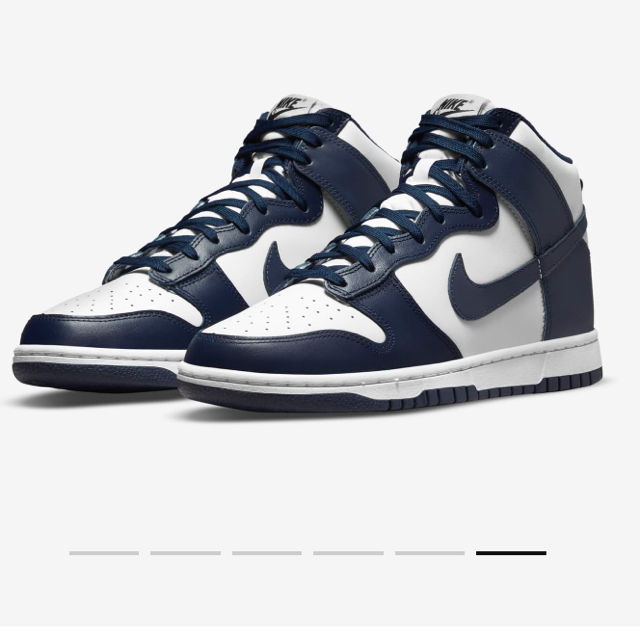 NIKE(ナイキ)のNike Dunk Hi Retro Championship Navy メンズの靴/シューズ(スニーカー)の商品写真