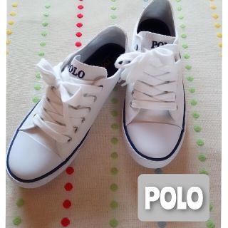 ポロラルフローレン(POLO RALPH LAUREN)のPOLO 白スニーカー👟(スニーカー)