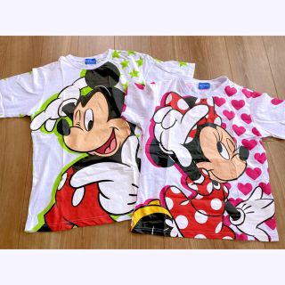 ディズニー(Disney)のディズニーランド限定‼︎ ペアtシャツ  ミッキー&ミニー(キャラクターグッズ)