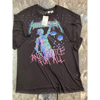 エイチアンドエム(H&M)のMETALLICA コラボ DIVIDED H&M シースルー Tシャツ(Tシャツ(半袖/袖なし))