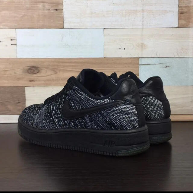 NIKE AIR FORCE 1 FLYKNIT LOW 23 cm NIKE AF1 FLYKNIT LOW BLACK