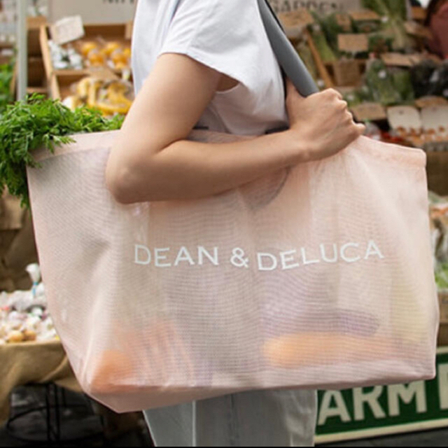 DEAN & DELUCA(ディーンアンドデルーカ)の🌈DEAN&DELUCA2021SummerメッシュトートBIGサイズ レディースのバッグ(トートバッグ)の商品写真