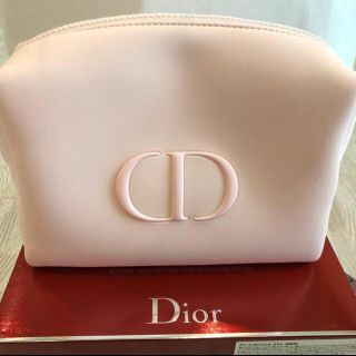 ディオール(Dior)のディオール  ピンク　大型ポーチ(ポーチ)