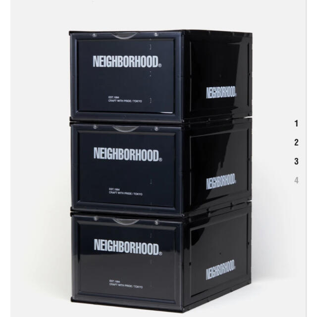 NEIGHBORHOOD(ネイバーフッド)のNEIGHBORHOOD CI / P-SNEAKER STORAGE インテリア/住まい/日用品の収納家具(ケース/ボックス)の商品写真