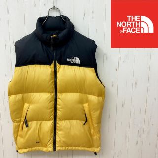 ノースフェイス(THE NORTH FACE) ダウンベスト(メンズ)（イエロー/黄色 ...