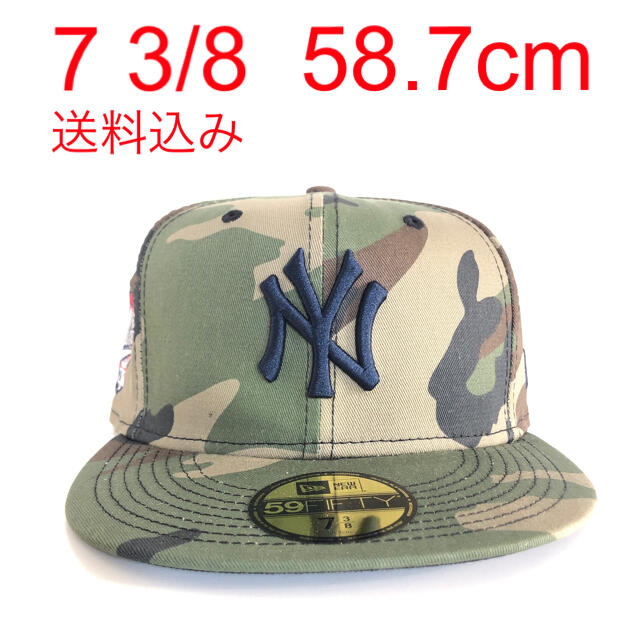 New Era ツバ裏ブラック Cap 3/8 ニューエラ ヤンキース キャップ