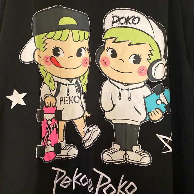 ゆきちゃー様♡ペコポコ☆ストリートロングTシャツ(3L･ブラック) メンズのトップス(Tシャツ/カットソー(七分/長袖))の商品写真