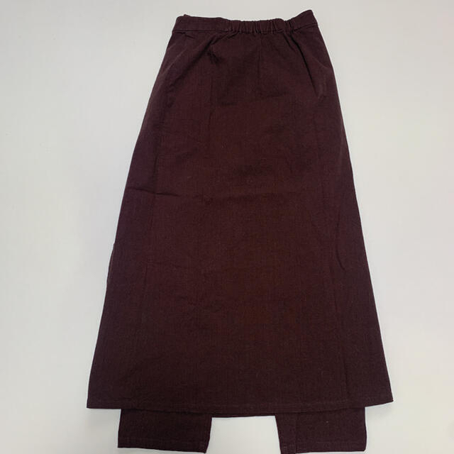 Ungrid(アングリッド)のUngrid ラップスカートコンビパンツ レディースのスカート(ロングスカート)の商品写真