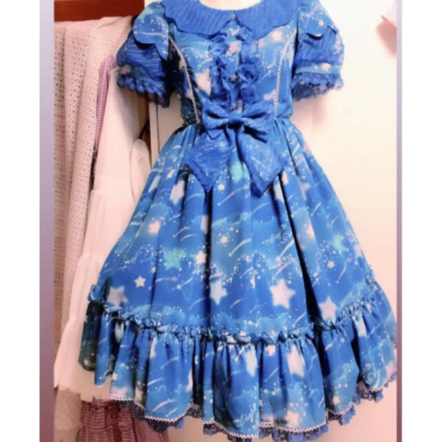 Angelic Pretty(アンジェリックプリティー)のAngelic Pretty Melty Sky アオ ワンピース レディースのワンピース(ひざ丈ワンピース)の商品写真