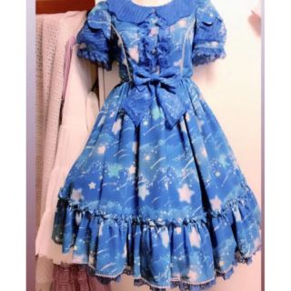 アンジェリックプリティー(Angelic Pretty)のAngelic Pretty Melty Sky アオ ワンピース(ひざ丈ワンピース)